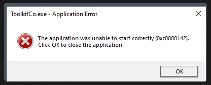 Click image for larger version

Name:	Error msg_Toolkitco.exe .png
Views:	0
Size:	29.7 KB
ID:	150